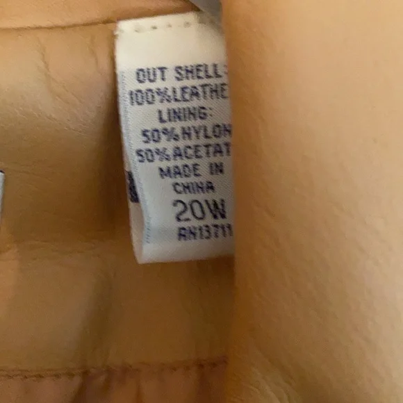 NWOT Lord & Taylor Leather Jacket - Picture 7 of 7